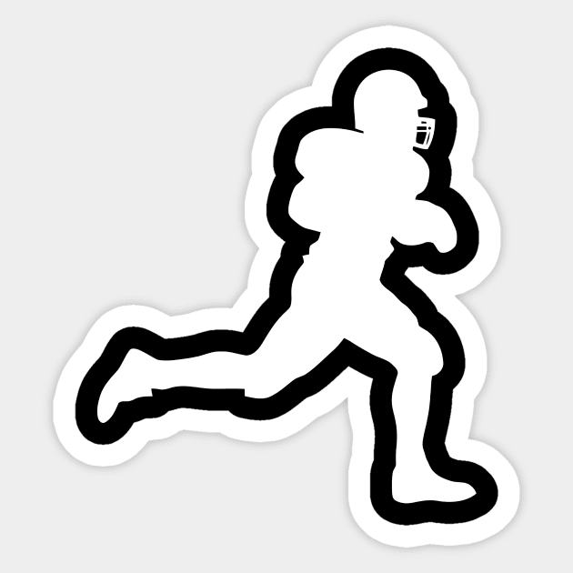 American Football Player Sticker by Ramateeshop